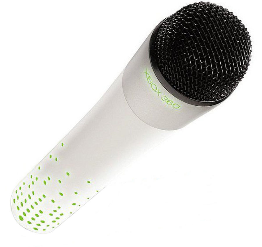 ORIGINAL XBOX 360 WIRELESS MICROPHONE MIKROFON FÜR LIPS UND ANDERE